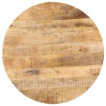 vidaXL Masă de bistro rotundă, Ø70 x 75 cm, lemn de mango brut