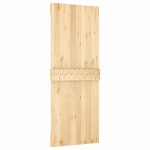 vidaXL Ușă glisantă cu set de feronerie 80x210 cm, lemn masiv de pin vidaXL Ușă glisantă cu set de feronerie 80x210 cm, lemn masiv de pin