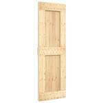 vidaXL Ușă glisantă cu set de feronerie 70x210 cm, lemn masiv de pin vidaXL Ușă glisantă cu set de feronerie 70x210 cm, lemn masiv de pin