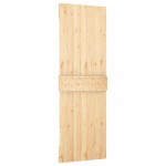 vidaXL Ușă glisantă cu set de feronerie 70x210 cm, lemn masiv de pin vidaXL Ușă glisantă cu set de feronerie 70x210 cm, lemn masiv de pin
