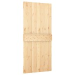 vidaXL Ușă glisantă cu set feronerie, 100x210 cm, lemn masiv de pin vidaXL Ușă glisantă cu set feronerie, 100x210 cm, lemn masiv de pin