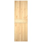 vidaXL Ușă glisantă cu set de feronerie 70x210 cm, lemn masiv de pin vidaXL Ușă glisantă cu set de feronerie 70x210 cm, lemn masiv de pin