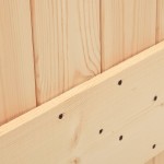 vidaXL Ușă glisantă cu set de feronerie 70x210 cm, lemn masiv de pin vidaXL Ușă glisantă cu set de feronerie 70x210 cm, lemn masiv de pin