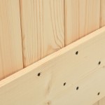 vidaXL Ușă glisantă cu set de feronerie 85x210 cm, lemn masiv de pin vidaXL Ușă glisantă cu set de feronerie 85x210 cm, lemn masiv de pin