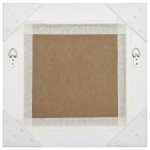 vidaXL Oglindă de perete în stil baroc, argintiu, 40 x 40 cm vidaXL Oglindă de perete în stil baroc, argintiu, 40 x 40 cm