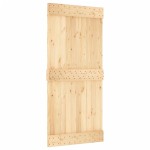 vidaXL Ușă glisantă cu set de feronerie 95x210 cm, lemn masiv de pin vidaXL Ușă glisantă cu set de feronerie 95x210 cm, lemn masiv de pin