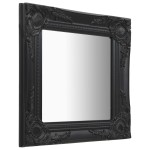 vidaXL Oglindă de perete în stil baroc, negru, 40 x 40 cm vidaXL Oglindă de perete în stil baroc, negru, 40 x 40 cm