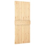 vidaXL Ușă glisantă cu set de feronerie 85x210 cm, lemn masiv de pin vidaXL Ușă glisantă cu set de feronerie 85x210 cm, lemn masiv de pin