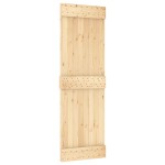 vidaXL Ușă glisantă cu set de feronerie 70x210 cm, lemn masiv de pin vidaXL Ușă glisantă cu set de feronerie 70x210 cm, lemn masiv de pin