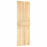 vidaXL Ușă glisantă cu set de feronerie 70x210 cm, lemn masiv de pin vidaXL Ușă glisantă cu set de feronerie 70x210 cm, lemn masiv de pin
