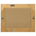vidaXL Oglindă de perete în stil baroc, auriu, 50 x 40 cm vidaXL Oglindă de perete în stil baroc, auriu, 50 x 40 cm