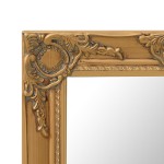 vidaXL Oglindă de perete în stil baroc, auriu, 50 x 40 cm vidaXL Oglindă de perete în stil baroc, auriu, 50 x 40 cm