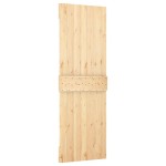 vidaXL Ușă glisantă cu set de feronerie 70x210 cm, lemn masiv de pin vidaXL Ușă glisantă cu set de feronerie 70x210 cm, lemn masiv de pin