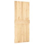 vidaXL Ușă glisantă cu set de feronerie 85x210 cm, lemn masiv de pin vidaXL Ușă glisantă cu set de feronerie 85x210 cm, lemn masiv de pin