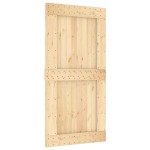 vidaXL Ușă glisantă cu set feronerie, 100x210 cm, lemn masiv de pin vidaXL Ușă glisantă cu set feronerie, 100x210 cm, lemn masiv de pin