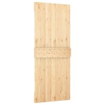 vidaXL Ușă glisantă cu set de feronerie 85x210 cm, lemn masiv de pin vidaXL Ușă glisantă cu set de feronerie 85x210 cm, lemn masiv de pin