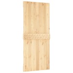 vidaXL Ușă glisantă cu set feronerie, 90x210 cm, lemn masiv de pin vidaXL Ușă glisantă cu set feronerie, 90x210 cm, lemn masiv de pin