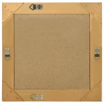 vidaXL Oglindă de perete în stil baroc, auriu, 50 x 50 cm