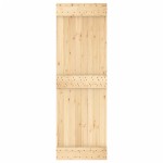 vidaXL Ușă glisantă cu set de feronerie 70x210 cm, lemn masiv de pin vidaXL Ușă glisantă cu set de feronerie 70x210 cm, lemn masiv de pin
