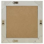 vidaXL Oglindă de perete în stil baroc, argintiu, 50 x 50 cm vidaXL Oglindă de perete în stil baroc, argintiu, 50 x 50 cm