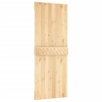 vidaXL Ușă glisantă cu set de feronerie 80x210 cm, lemn masiv de pin vidaXL Ușă glisantă cu set de feronerie 80x210 cm, lemn masiv de pin