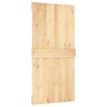 vidaXL Ușă glisantă cu set feronerie, 100x210 cm, lemn masiv de pin vidaXL Ușă glisantă cu set feronerie, 100x210 cm, lemn masiv de pin