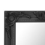 vidaXL Oglindă de perete în stil baroc, negru, 50 x 50 cm vidaXL Oglindă de perete în stil baroc, negru, 50 x 50 cm
