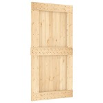 vidaXL Ușă glisantă cu set feronerie, 100x210 cm, lemn masiv de pin vidaXL Ușă glisantă cu set feronerie, 100x210 cm, lemn masiv de pin