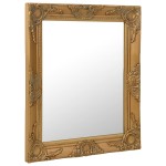 vidaXL Oglindă de perete în stil baroc, auriu, 50 x 60 cm vidaXL Oglindă de perete în stil baroc, auriu, 50 x 60 cm