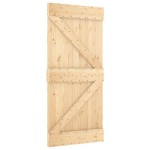 vidaXL Ușă glisantă cu set feronerie, 100x210 cm, lemn masiv de pin vidaXL Ușă glisantă cu set feronerie, 100x210 cm, lemn masiv de pin