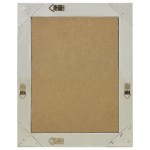 vidaXL Oglindă de perete în stil baroc, argintiu, 50 x 60 cm
