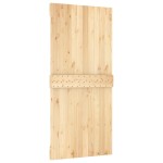 vidaXL Ușă glisantă cu set de feronerie 95x210 cm, lemn masiv de pin vidaXL Ușă glisantă cu set de feronerie 95x210 cm, lemn masiv de pin