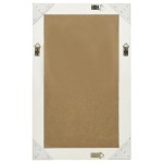 vidaXL Oglindă de perete în stil baroc, alb, 50 x 80 cm vidaXL Oglindă de perete în stil baroc, alb, 50 x 80 cm
