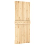 vidaXL Ușă glisantă cu set de feronerie 85x210 cm, lemn masiv de pin vidaXL Ușă glisantă cu set de feronerie 85x210 cm, lemn masiv de pin