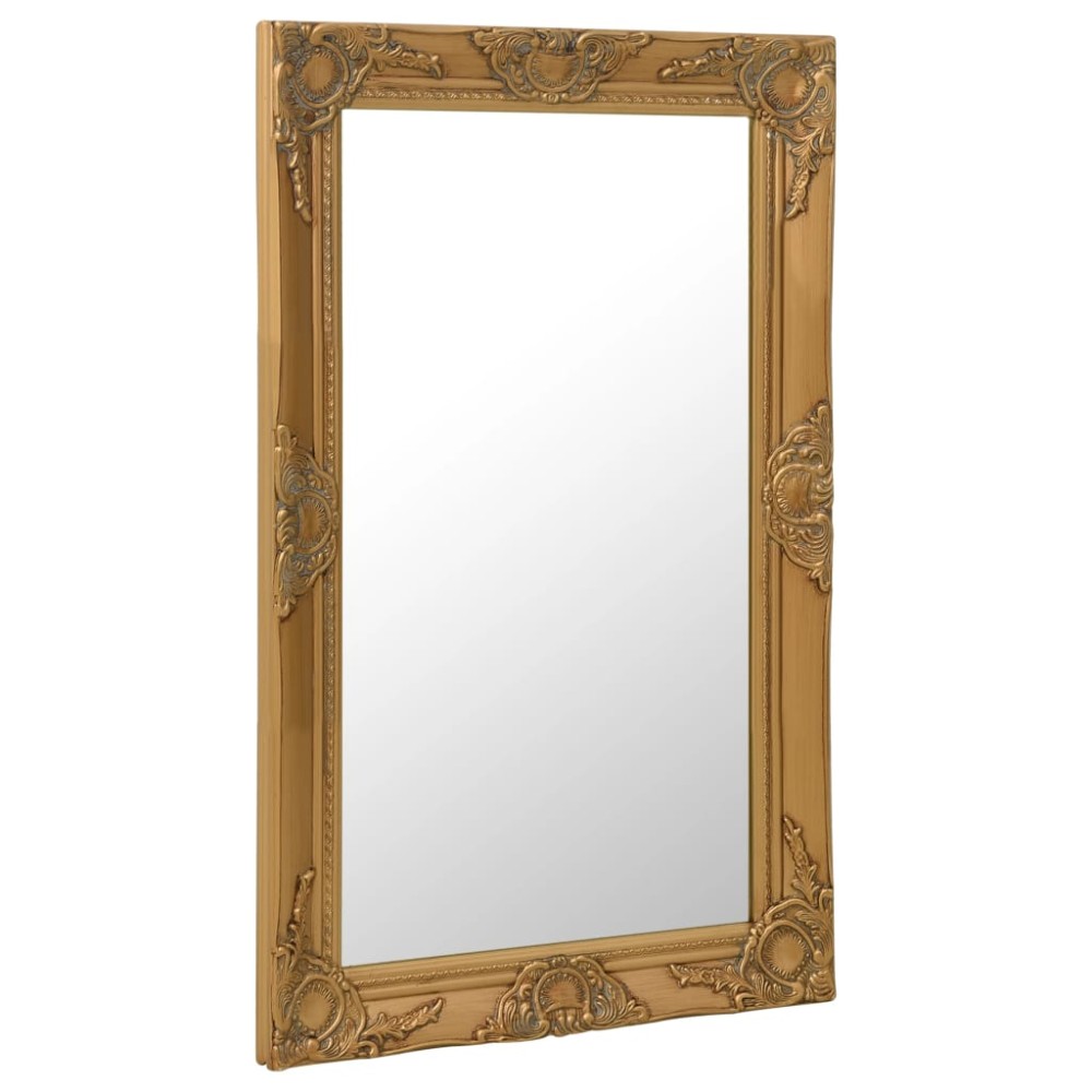 vidaXL Oglindă de perete în stil baroc, auriu, 50 x 80 cm