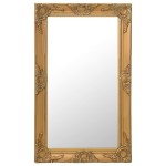 vidaXL Oglindă de perete în stil baroc, auriu, 50 x 80 cm vidaXL Oglindă de perete în stil baroc, auriu, 50 x 80 cm