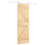 vidaXL Ușă glisantă cu set de feronerie 70x210 cm, lemn masiv de pin vidaXL Ușă glisantă cu set de feronerie 70x210 cm, lemn masiv de pin