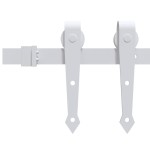 vidaXL Ușă glisantă cu set de feronerie 80x210 cm, lemn masiv de pin vidaXL Ușă glisantă cu set de feronerie 80x210 cm, lemn masiv de pin