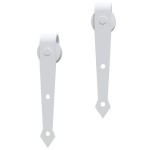 vidaXL Ușă glisantă cu set de feronerie 80x210 cm, lemn masiv de pin vidaXL Ușă glisantă cu set de feronerie 80x210 cm, lemn masiv de pin