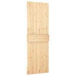 vidaXL Ușă glisantă cu set de feronerie 70x210 cm, lemn masiv de pin vidaXL Ușă glisantă cu set de feronerie 70x210 cm, lemn masiv de pin