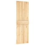 vidaXL Ușă glisantă cu set de feronerie 70x210 cm, lemn masiv de pin vidaXL Ușă glisantă cu set de feronerie 70x210 cm, lemn masiv de pin