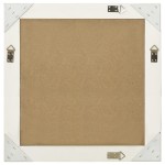 vidaXL Oglindă de perete în stil baroc, alb, 60 x 60 cm