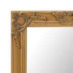 vidaXL Oglindă de perete în stil baroc, auriu, 60 x 60 cm vidaXL Oglindă de perete în stil baroc, auriu, 60 x 60 cm