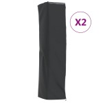vidaXL Huse încălzitoare formă piramidă 2 buc. 58x58x228cm Oxford 420D vidaXL Huse încălzitoare formă piramidă 2 buc. 58x58x228cm Oxford 420D