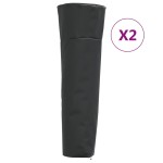 vidaXL Huse încălzitoare formă piramidă 2 buc. 86x47x241cm Oxford 420D vidaXL Huse încălzitoare formă piramidă 2 buc. 86x47x241cm Oxford 420D