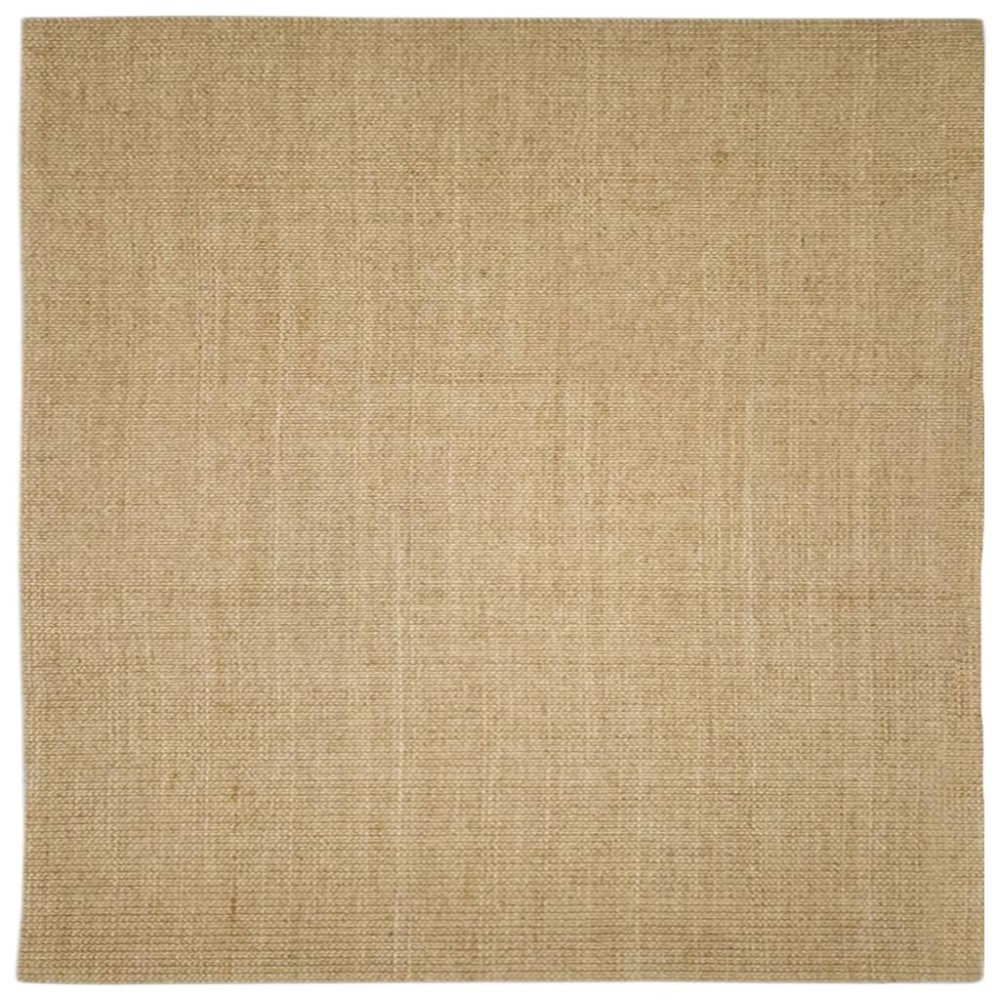 vidaXL Covor din sisal pentru stâlp de zgâriat, 100x100 cm