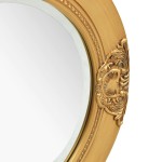 vidaXL Oglindă de perete în stil baroc, auriu, 50 cm vidaXL Oglindă de perete în stil baroc, auriu, 50 cm