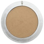 vidaXL Oglindă de perete în stil baroc, argintiu, 50 cm vidaXL Oglindă de perete în stil baroc, argintiu, 50 cm