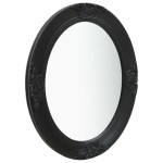 vidaXL Oglindă de perete în stil baroc, negru, 50 x 60 cm vidaXL Oglindă de perete în stil baroc, negru, 50 x 60 cm