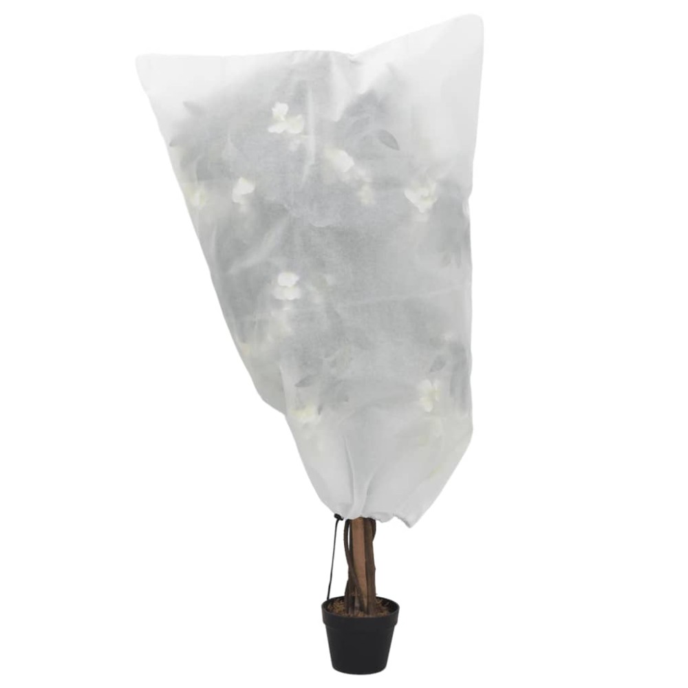 vidaXL Huse pentru plante din fleece cu șnur 8 buc. 70 g/m² 0,8x1 m